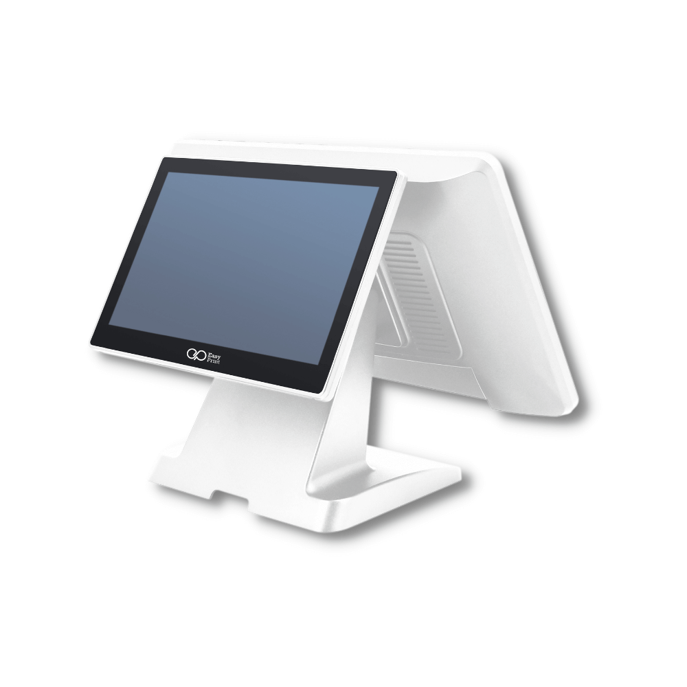 เครื่อง POS ระบบ WINDOWS W1PLUS สีขาว (2 หน้าจอ)